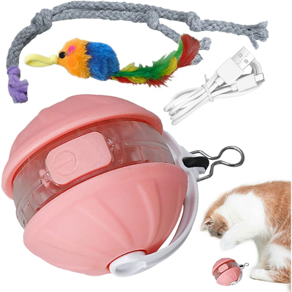 Şarjlı Hareketli Kedi Topu Oyuncak 