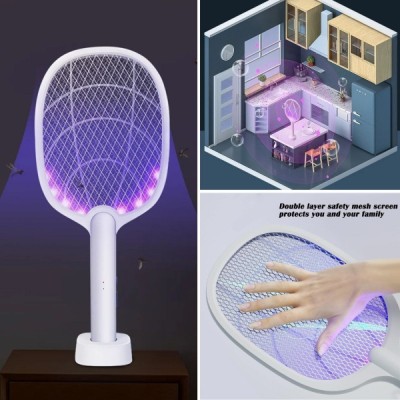 Şarjlı Standlı Sinek Öldürücü Raket 