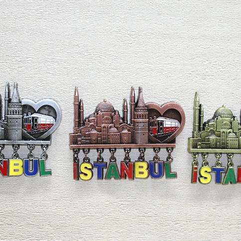 Sarkaçlı İstanbul Temalı Magnet - Model 2 