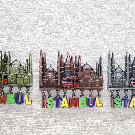 Sarkaçlı İstanbul Temalı Magnet - Model 3