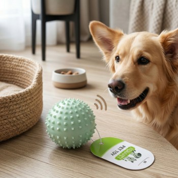 Sesli Dikenli Evcil Hayvan Oyuncak Topu