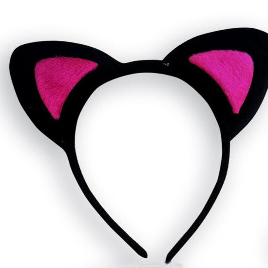 Sevimli Kedi Kulak Pofuduk Kedi Taç Şeker Pembe