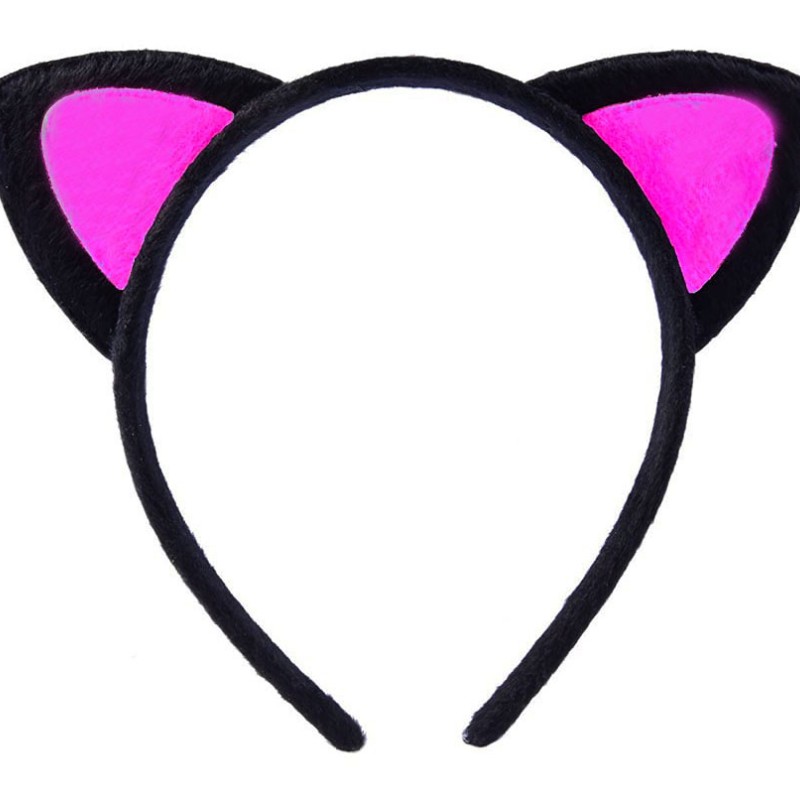 Sevimli Kedi Kulak Pofuduk Kedi Taç Şeker Pembe