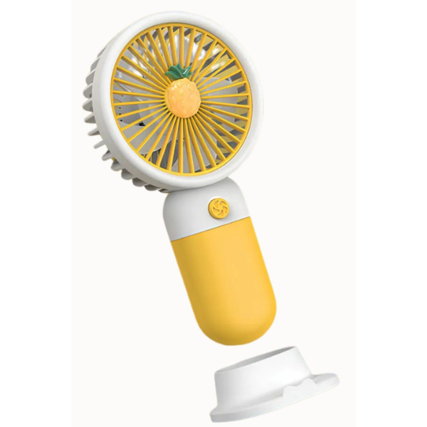 Sevimli Tasarımlı Telefon Tutuculu El Fanı 