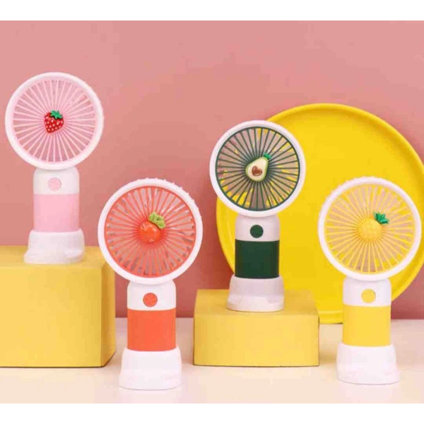 Sevimli Tasarımlı Telefon Tutuculu El Fanı 