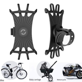 Silikon Esnek Bisiklet Telefon Tutucu