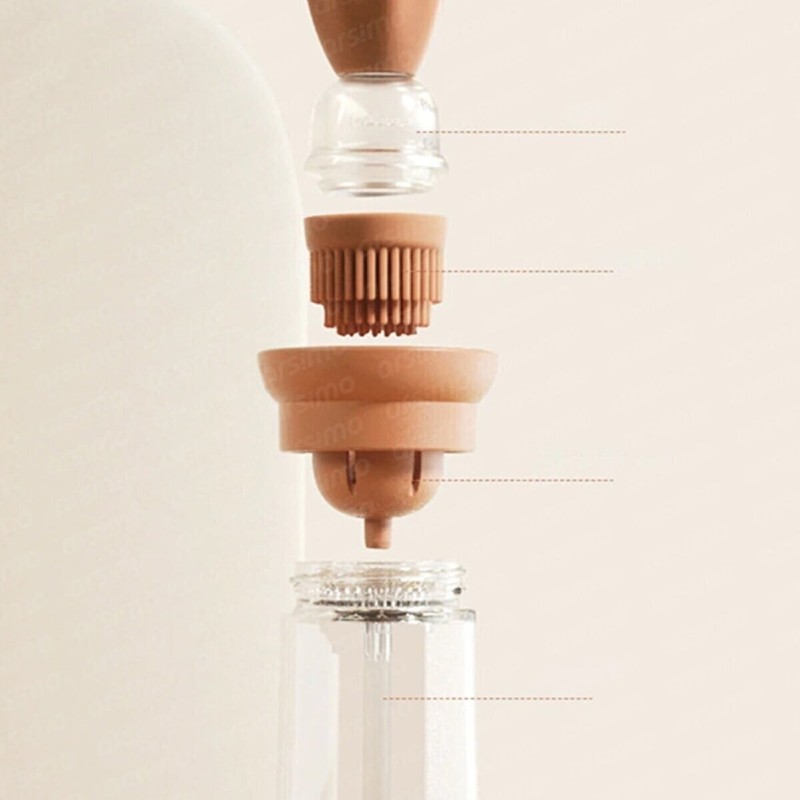 Silikon Hazneli Fırçalı Yağdanlık