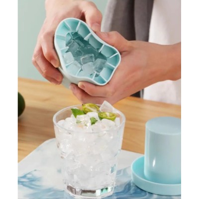 Silikon Küp Buz Kalıbı 