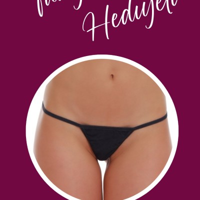 Sırt İpli Transparan Kırmızı Fantazi Gecelik TM1293