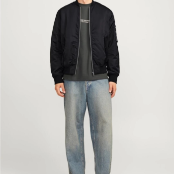 Siyah Bomber Mont  Siyah -