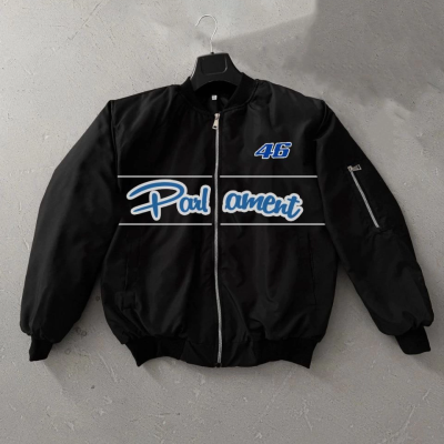 Siyah Bomber Mont – Parliament Yazılı,- Siyah -