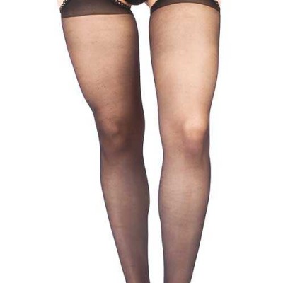 Siyah Özel Bölgesi Açık Fantazi Külotlu Çorap TM0935