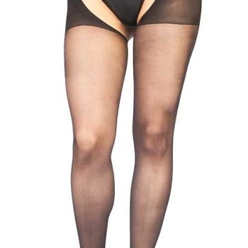 Siyah Özel Bölgesi Açık Fantazi Külotlu Çorap TM1078