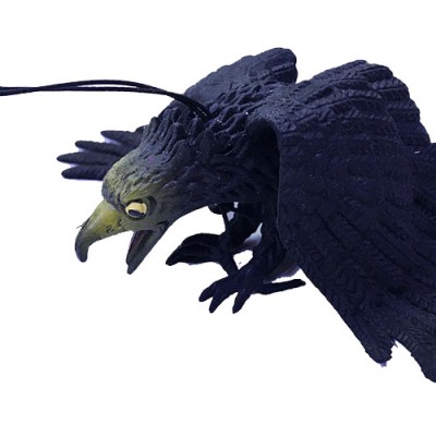 Siyah Plastik Kartal Yarasa Anahtarlık Şaka