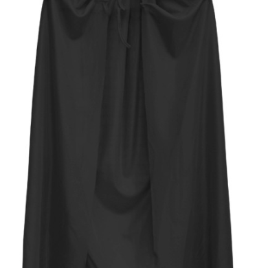 Siyah Renk Yakalı Çocuk Pelerin