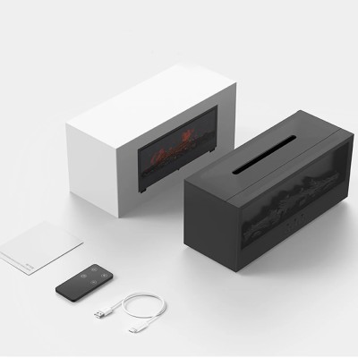 Şömine Görünümlü Alev Efektli Hava Nemlendirici