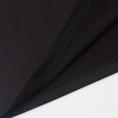 Sporda Günlük Hayata Giyilebilir GYM Baskılı Oversize Bisiklet Yaka   T-shirt - Siyah -