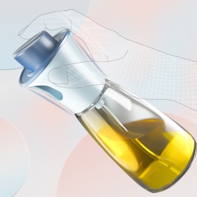 Spreyli Cam Yağ Sirke Şişesi