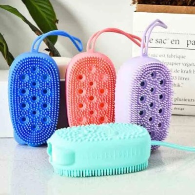 Süngerli Silikon Banyo Kesesi