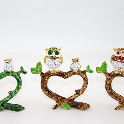 Swarovski 2'li Baykuş Model 3