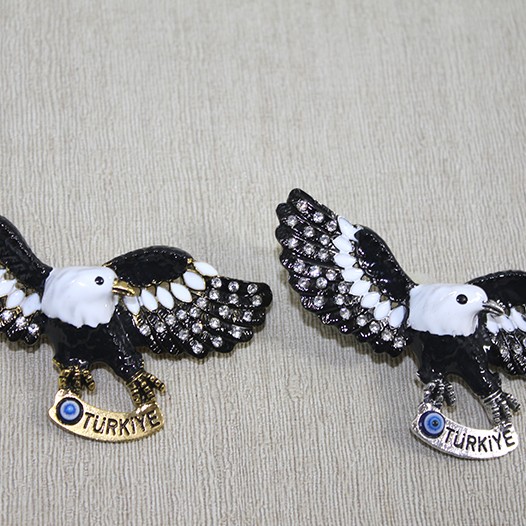 Swarovski Taşlı Kartal Figürlü Magnet 