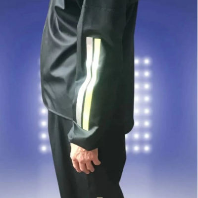 Tam Kalıp Motorcu Kurye Su Gecirmez Yağmurluk Takım - Siyah