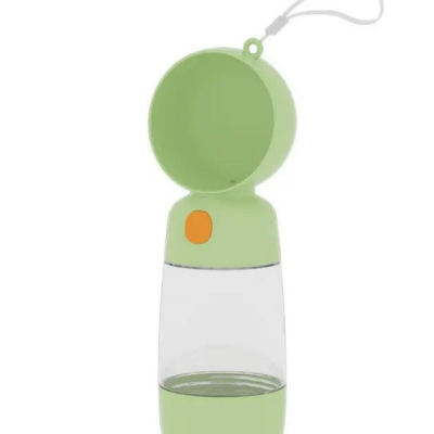 Taşınabilir Evcil Hayvan Mama Hazneli Su Matarası