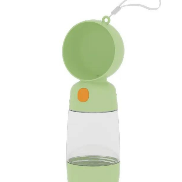 Taşınabilir Evcil Hayvan Mama Hazneli Su Matarası