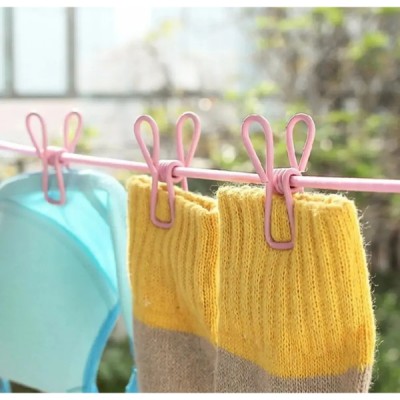 Taşınabilir Pratik Mandallı Çamaşır İpi 