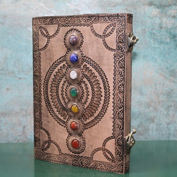 Taşlı Deri Defter Model 13 