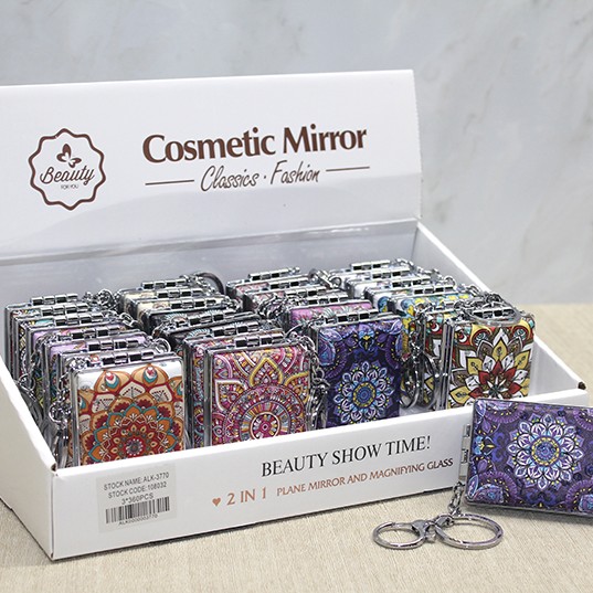 Taşlı El Aynası Anahtarlık Model 5