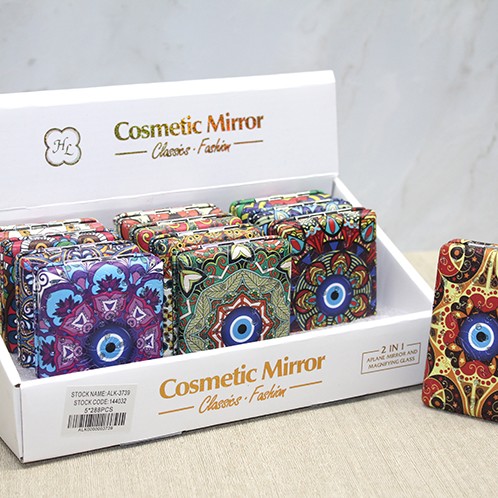 Taşlı El Aynası Dikdörtgen Kalın Model 2 