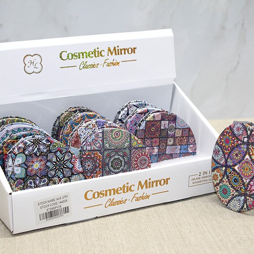 Taşlı El Aynası Oval İnce Model 1