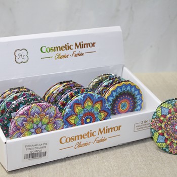 Taşlı El Aynası Yuvarlak İnce Model 4 