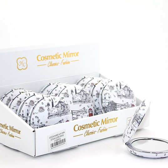 Taşlı İstanbul Tasarımı El Aynası Kalın Model 7