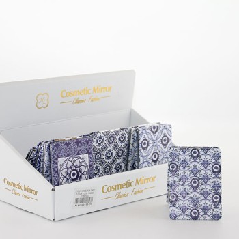 Taşlı Nazar Boncuklu Dikdörtgen El Aynası İnce 