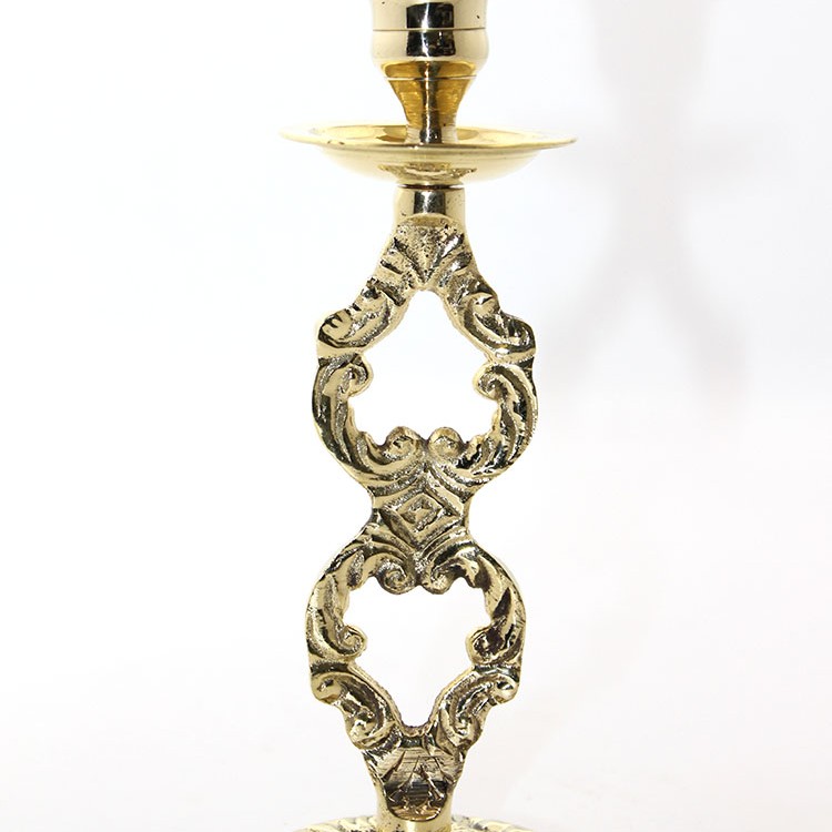 Tekli Pirinç Şamdan Model 4