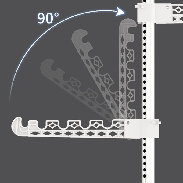 Teleskopik Giysi ve Çamaşır Askısı