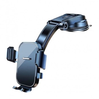 Torpido Üstü Vakumlu Araç Telefon Tutucu Ayarlanabilir Uzun Kollu 
