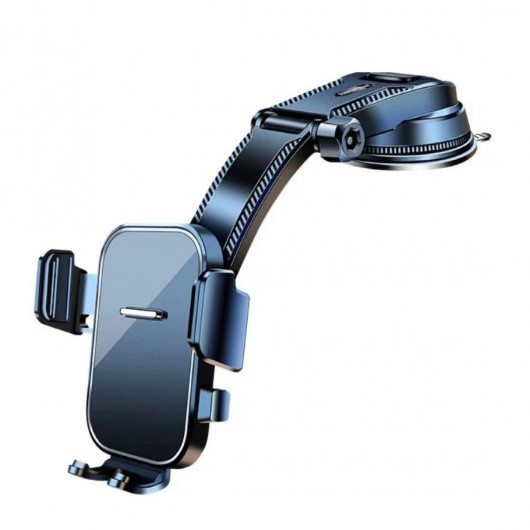Torpido Üstü Vakumlu Araç Telefon Tutucu Ayarlanabilir Uzun Kollu 