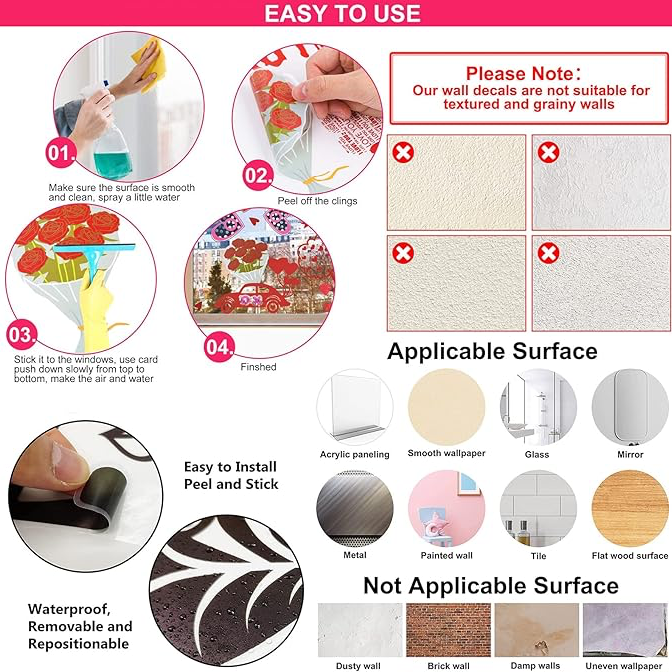 Tropikal Bitkiler Duvar Stickerı Model B