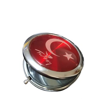 Türk Bayraklı El Aynası 