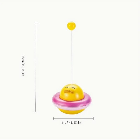 UFO Şekilli Ördek Kedi Oyuncağı