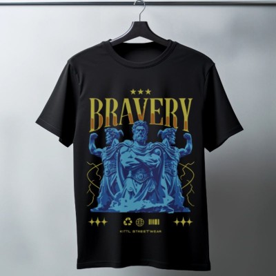 Unisex Oversize 24/1 Penye DTF Baskılı Tişört - DTF140
