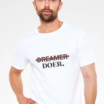 Unisex Oversize 24/1 Penye DTF Baskılı Tişört - DTF228