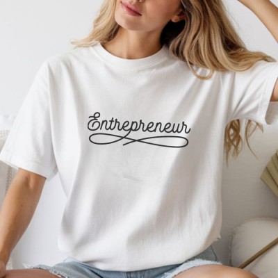 Unisex Oversize 24/1 Penye DTF Baskılı Tişört - DTF233