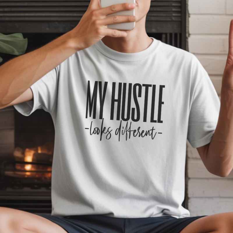 Unisex Oversize 24/1 Penye DTF Baskılı Tişört - DTF253