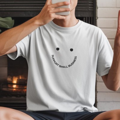 Unisex Oversize 24/1 Penye DTF Baskılı Tişört - DTF269