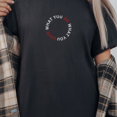 Unisex Oversize 24/1 Penye DTF Baskılı Tişört - DTF289