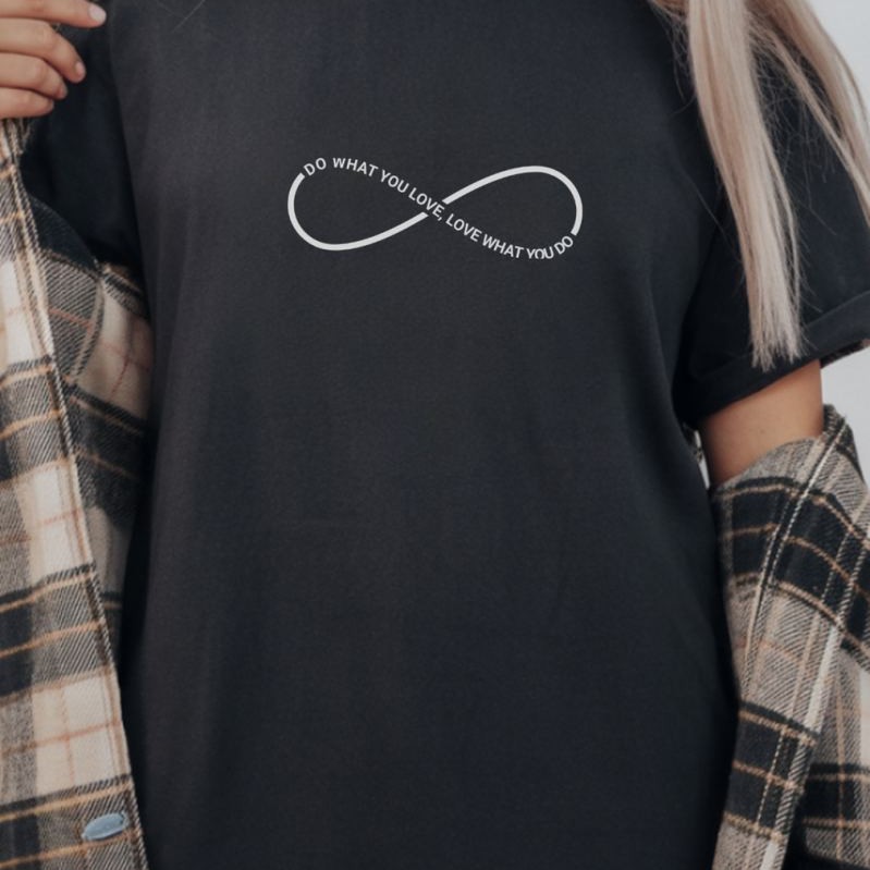 Unisex Oversize 24/1 Penye DTF Baskılı Tişört - DTF290